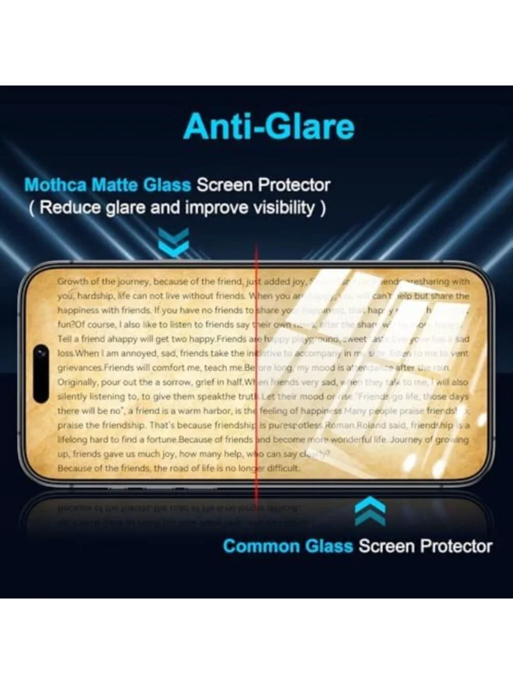 2 Pack Matte Privacy Screen Protector for iPhone 17 Pro & 16 Pro - Anti-Spy